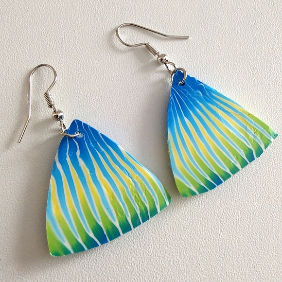 Polymer clay earrings - Picture 4 of 5